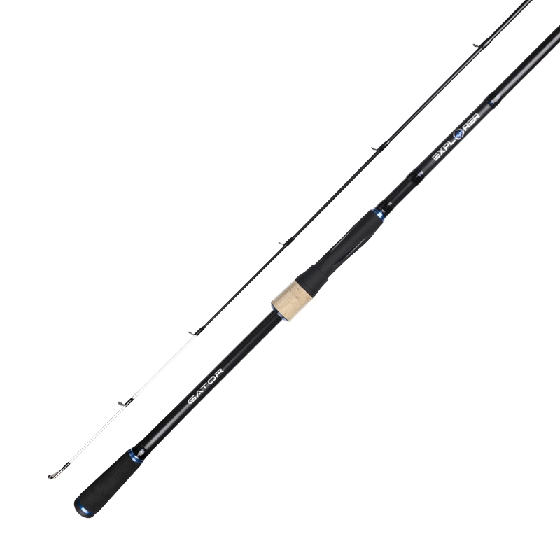 Gator Bait Twitch Explorer Perch Rod 2-Pcs 7'2'' 5-25g 3 Gator Bait Twitch Explorer Perch Rod 2-Pcs 7'2'' 5-25g