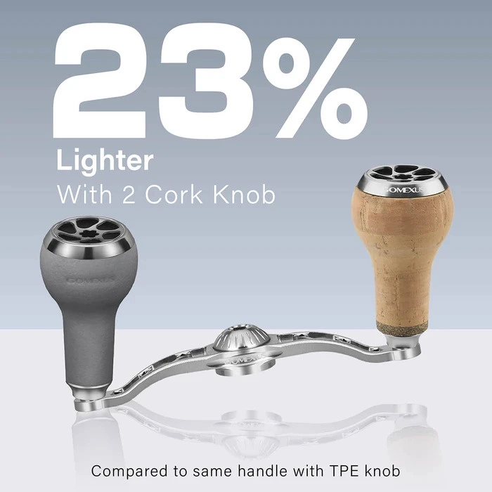 Gomexus Aluminum Double Handle With Cork Knob 4 Gomexus Aluminum Double Handle With Cork Knob - Image 2