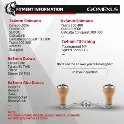 Gomexus Aluminum Double Handle With Cork Knob 13 Gomexus Aluminum Double Handle With Cork Knob -Kelat Verkäufe BS100HCA27TNr 6