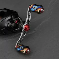 Gomexus Crank Handle W/Titanium Galaxy Knob -Kelat Verkäufe BS100T22GDX2r 3