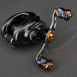 Gomexus Crank Handle W/Titanium Galaxy Knob -Kelat Verkäufe BS100T22GDX2r 4