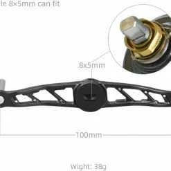 Gomexus Crank Handle Silver/Aurora Knob 12 Gomexus Crank Handle Silver/Aurora Knob -Kelat Verkäufe BS120TN27TCJ1r 5