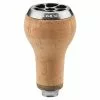 Gomexus Handle Knob Cork For Spinning Reel - Cork/Silver -Kelat Verkäufe CA27TNBK 1