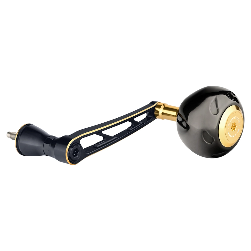 Gomexus 70mm Aluminium Power Handle With 45mm Knob - Black Gold 3 Gomexus 70mm Aluminium Power Handle With 45mm Knob - Black Gold