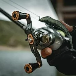 Gomexus 95mm Carbon Swept Handle With 20mm Aluminium Knob -Kelat Verkäufe DCS95A20BKGDr 3