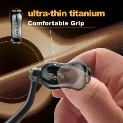 Gomexus Smoke Jedi Series 22mm Titanium Knob - Smoke 10 Gomexus Smoke Jedi Series 22mm Titanium Knob - Smoke -Kelat Verkäufe T22STSK 4